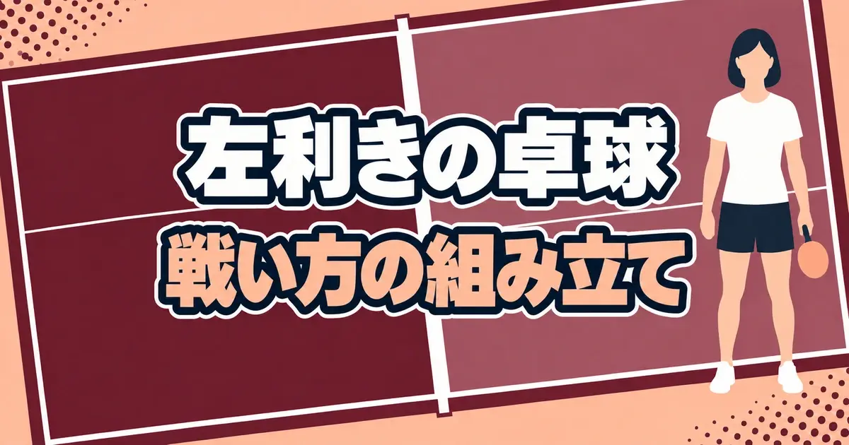 左利きの卓球 戦い方の組み立て